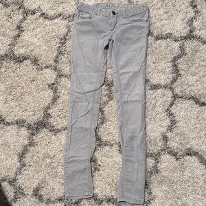 Free People Light Gray Corduroy Pants